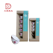 New design custom factory paper recyclable corrugated box for bowl